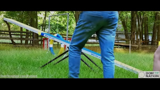 [Big, Cum, Domthenation] Cum Covered 19 Year Old Teen Bondage Slave PAWG Lexi Grey Crawls To The Seesaw For Hard Strap On Of Mine Teen Ass