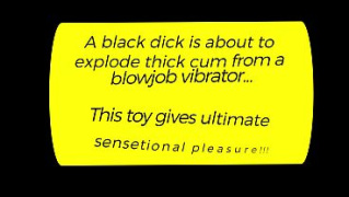[BBC, Blowjob, Thick Nut] A White Dick Explodes Thick Nut From A Vibrator