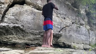[Hike, Preview, Tiny Nip] Bigdaddykj Interracial Couple Fucks On Hike Preview