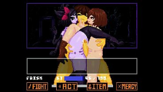 [Adulttale, Have, With Chara And] I Bust A Very Hot Hookup With ATM And Muffet Adulttale 2